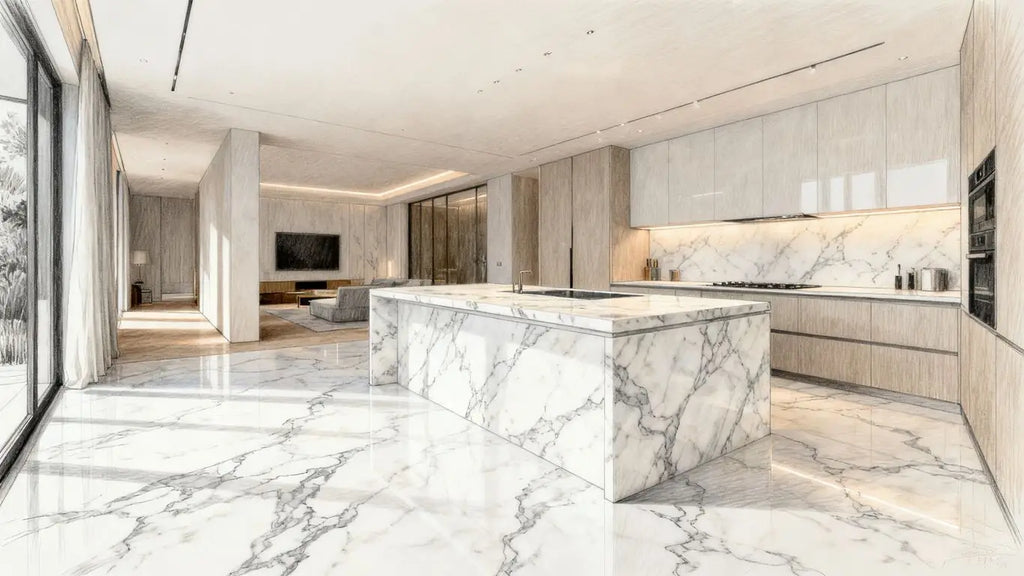 The complete guide to white pearl marble for luxury renovations