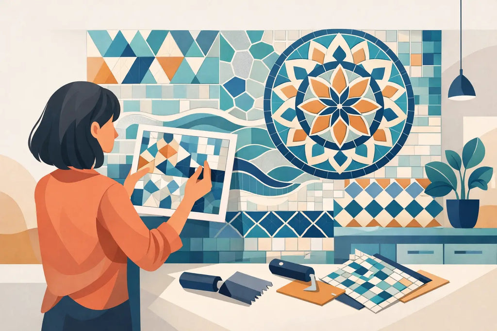 Custom Mosaic Tile Design That Looks Custom