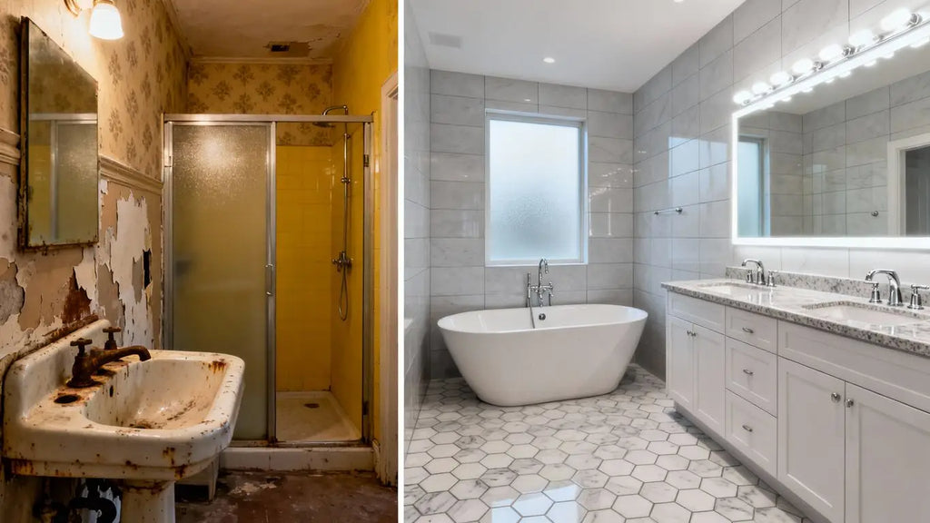 From Dated to Dreamy: Inspiring Bathroom Transformations