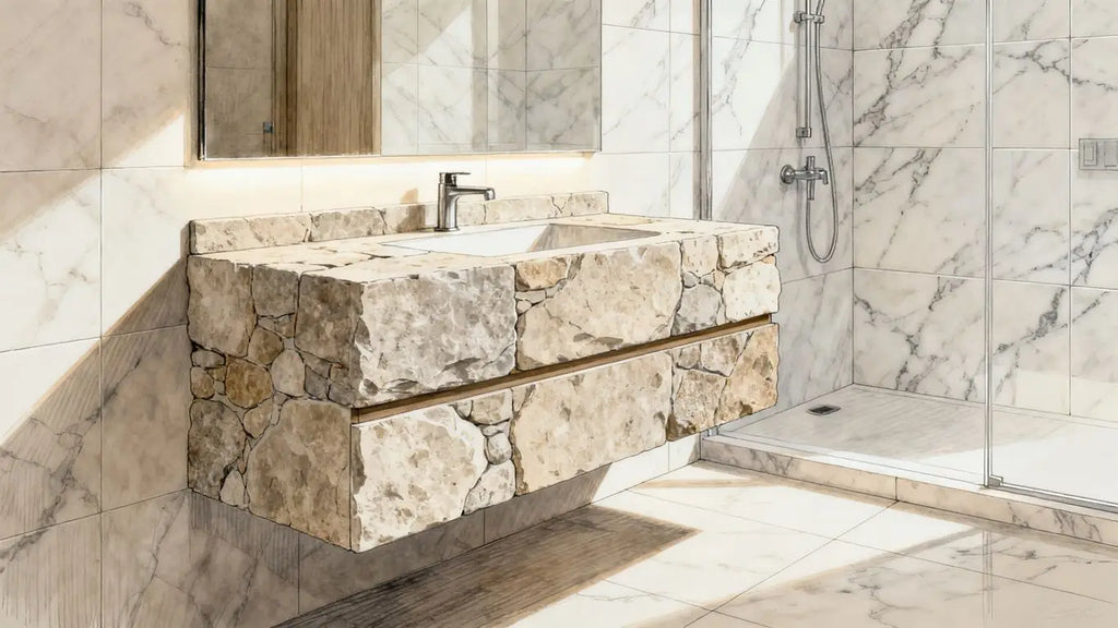 Designing the perfect natural stone bathroom tiles: A guide to elegance and durability