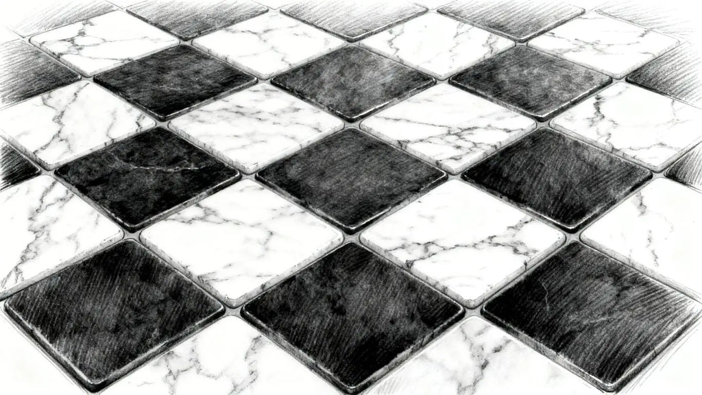 Discover the Best Place to Buy Tumbled Checkerboard Marble Tiles Online