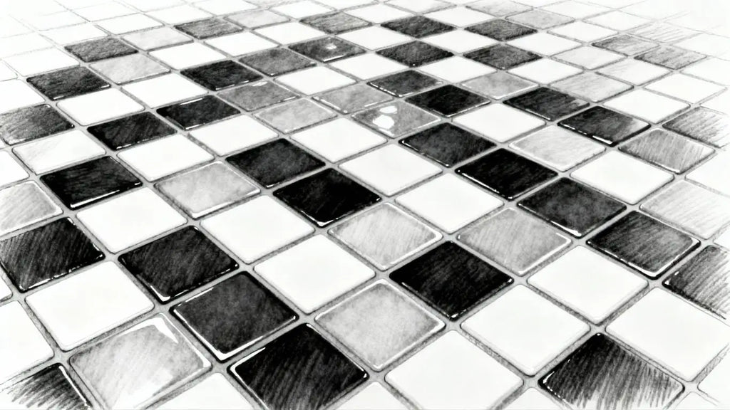 Elegancia Atemporal: Explorando el Atractivo de las Baldosas Mosaico en Blanco y Negro