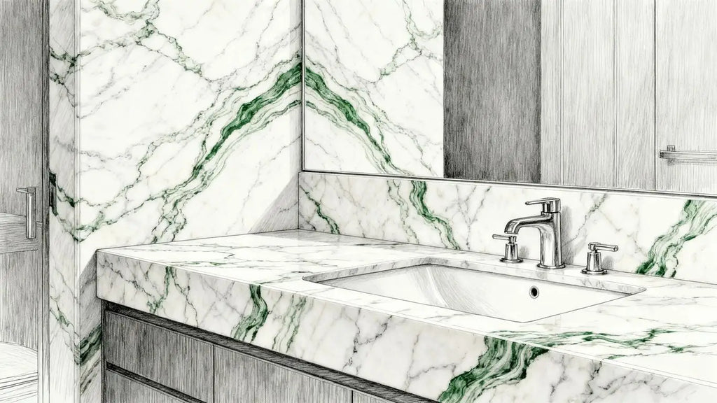 Elevate Your Space with the Timeless Beauty of Calacatta Oliva Marble