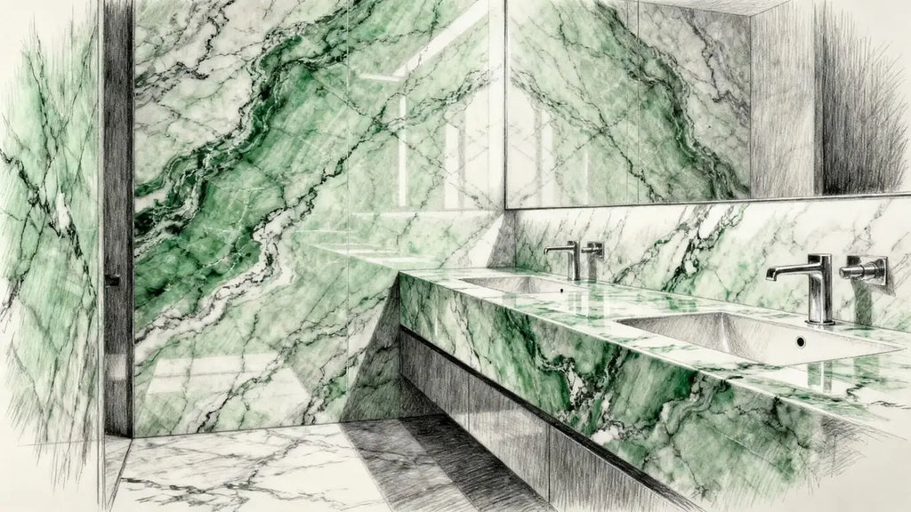 Elevate Your Space with the Timeless Elegance of Ming Green Marble