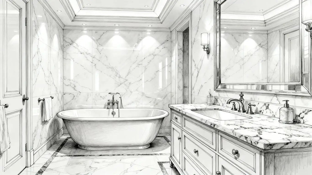 Elevate Your Home: Luxury Bathroom Renovation Ideas Featuring Exquisite Marble