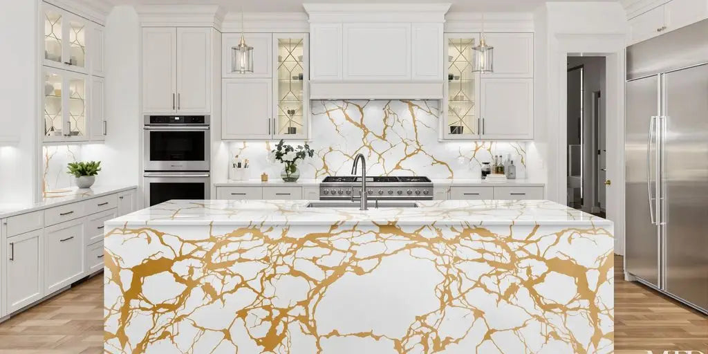 Elevate Your Home with a Stunning Calacatta Gold Kitchen Design