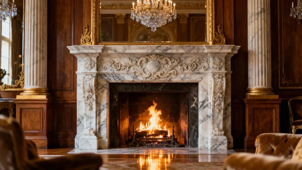 Elevate Your Home with Timeless Marble Fireplaces
