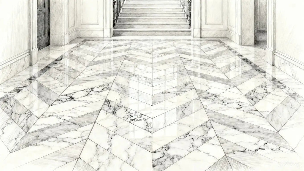 Elevating interiors: A complete guide to marble mosaic for accent floors and walls