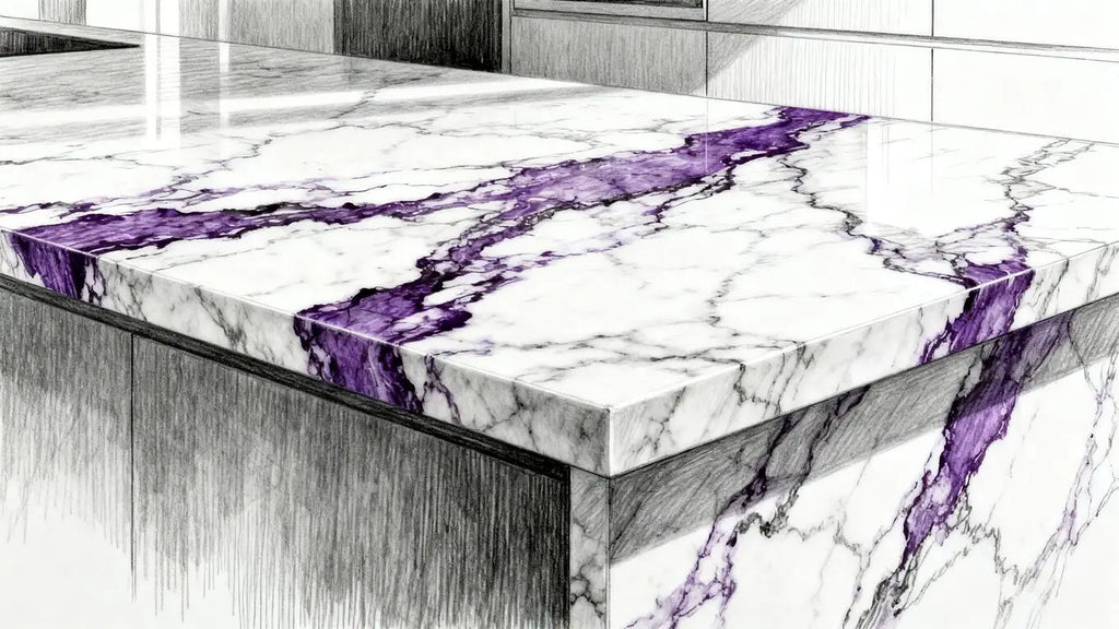 Embrace Elegance: The Allure of Calacatta Viola Marble in Modern Design