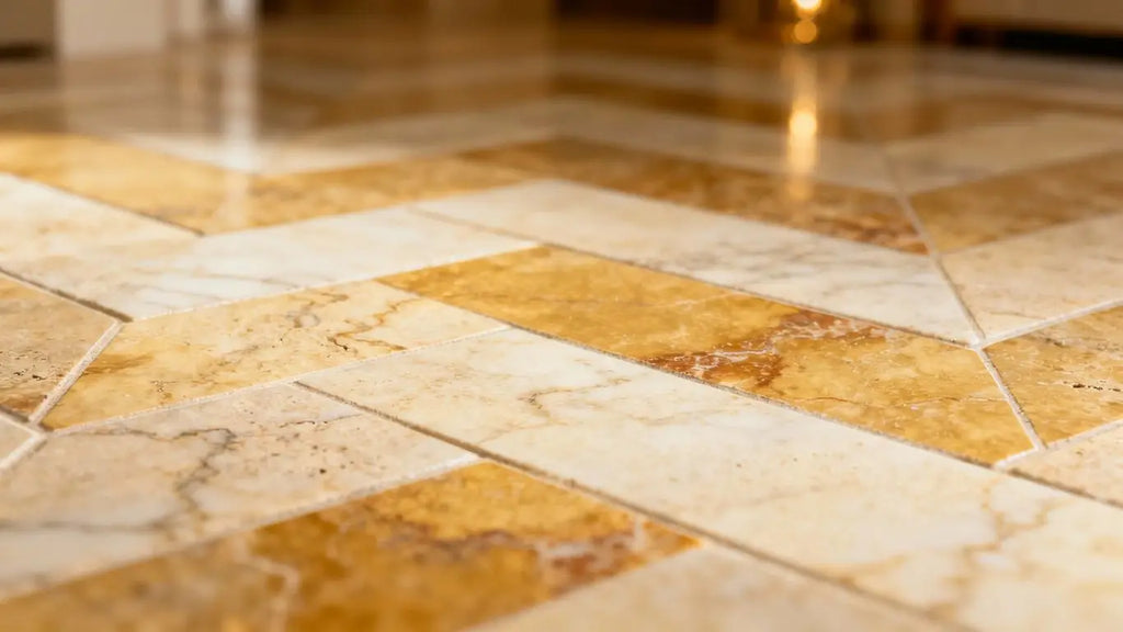 Enhance Your Home with the Timeless Beauty of Warm-Tone Travertine Tile