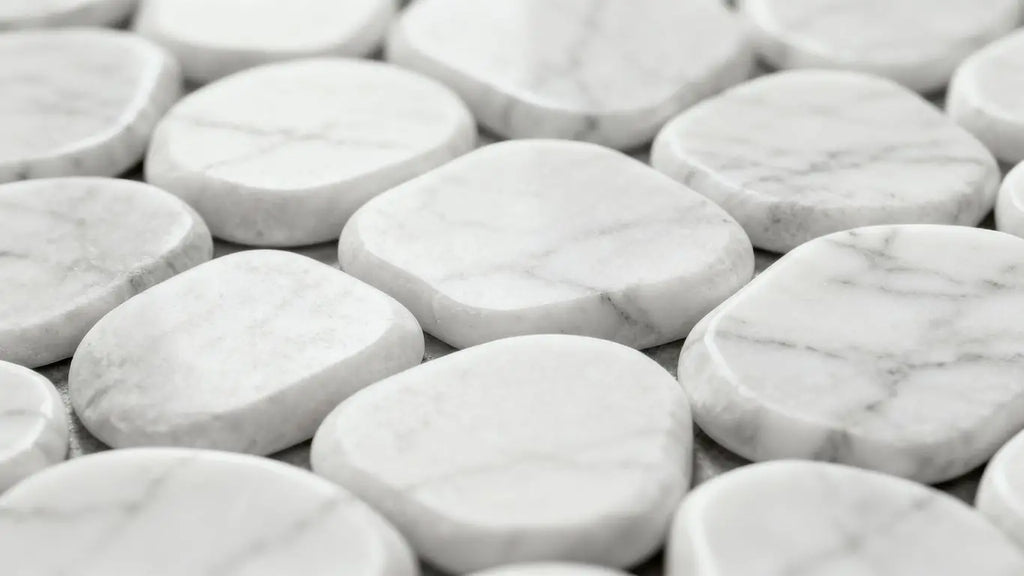 Enhance Your Space with Tumbled Oriental White Marble