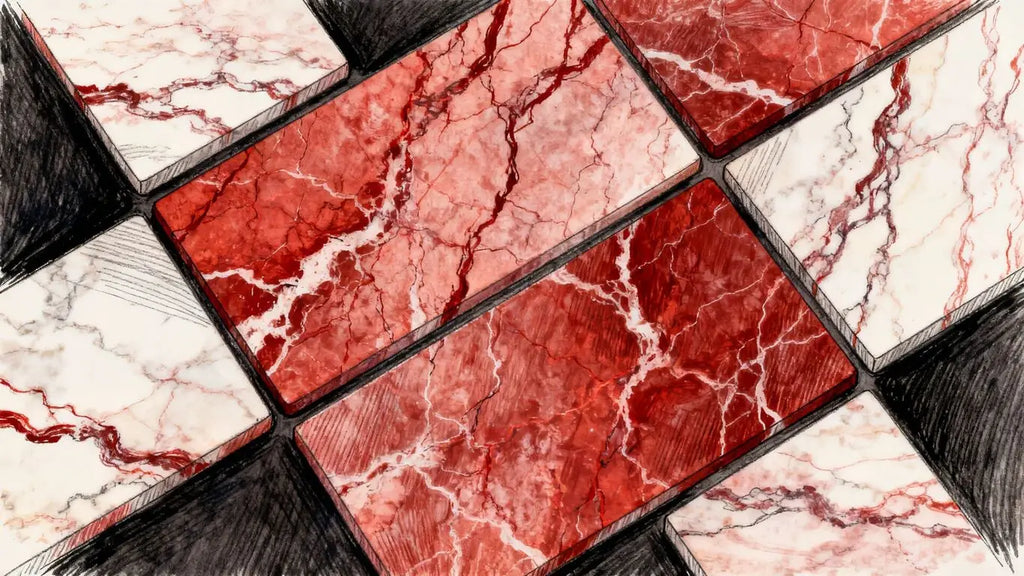 Finding the Best Place to Buy Rosso Levanto Marble Tiles Online