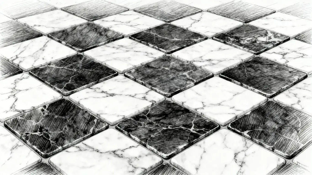 Finding the Best Place to Buy Tumbled Checkerboard Marble Tiles Online