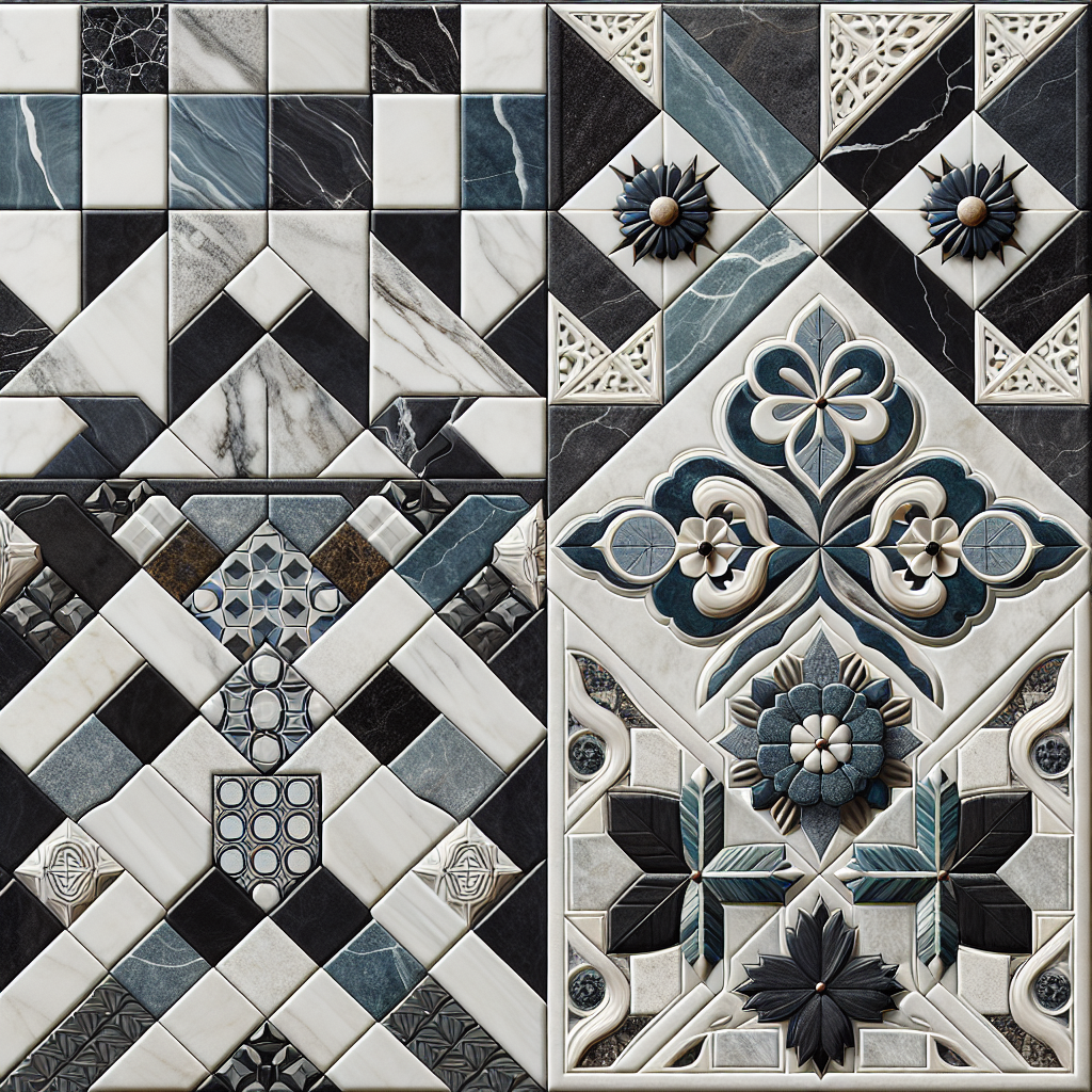 How to Install Checkerboard Nero Marquina Marble and Thassos White Marble 12X12 Set