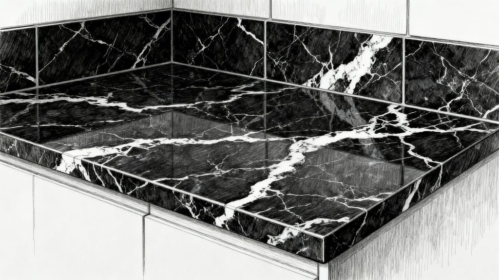 Surfaces Galore Nero Marquina Marble Collection