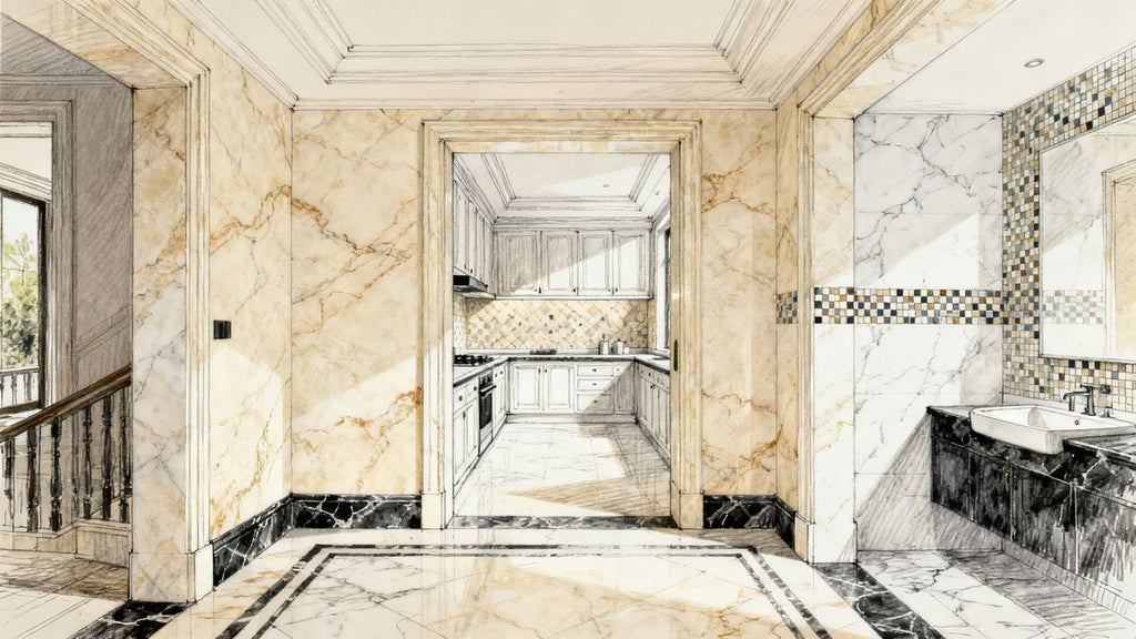 Crema Marfil tiles: Una guía completa para elegir, diseñar y pedir piedra natural