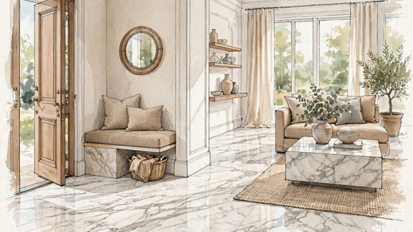 Marble floors: A guide to choosing the right stone, finish, and pattern