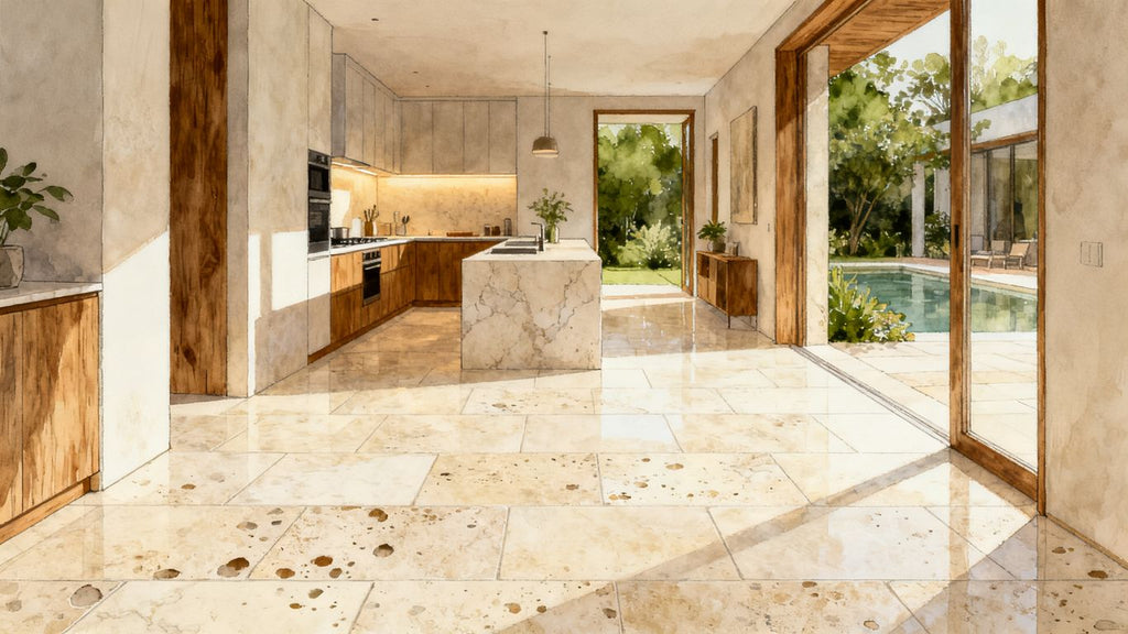 Travertine tile: a complete guide to styles, uses, and choosing the right stone