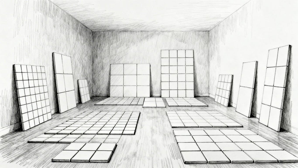 How to Choose Tile Size Based on Room Dimensions: The Professional Layout Guide