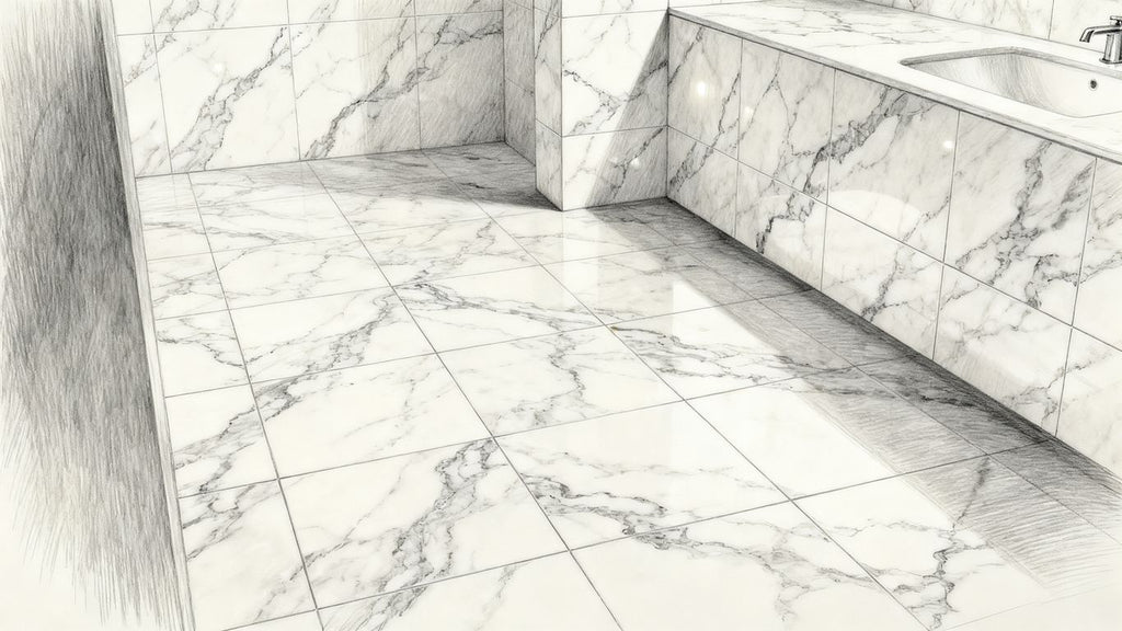 How to Match Marble Floor Tile With Wall Tile Like a Designer