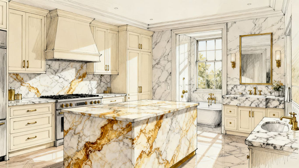 Silestone Calacatta Gold quartz countertops: Design, performance, and buying guide