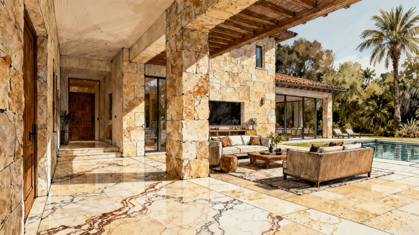 Flooring guide: How to choose marble and travertine flooring for any space