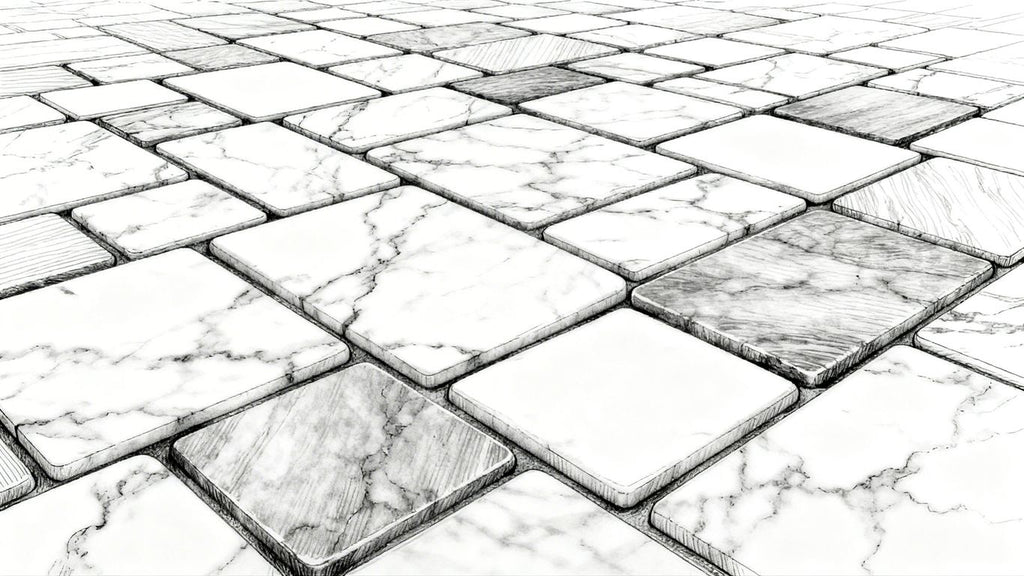 Surfaces Galore Marble Mosaic Collection