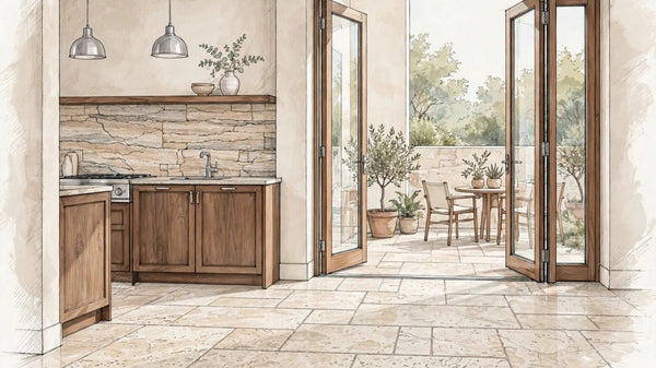 Travertine stone tile: A complete guide to styles, uses, and care