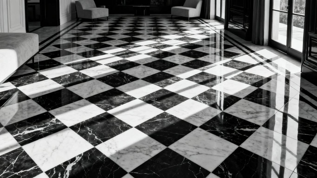 Checkerboard Floors Make a Bold Return—From Marble Statements to Budget-Friendly Updates