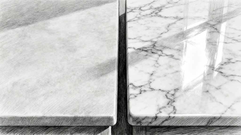 Honed vs Polished Marble: Which Finish is Right for Your Project?