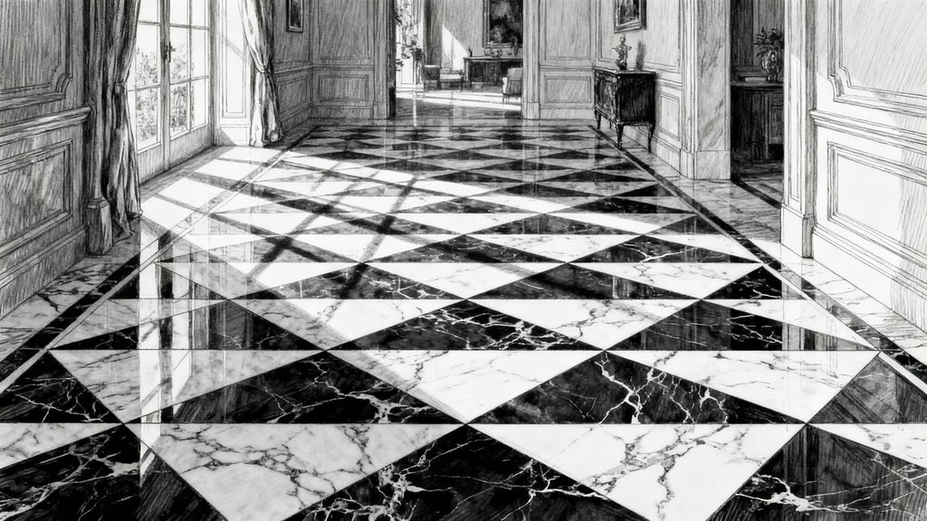 Checkerboard Marble Floors: Why They Are Back in Luxury Homes