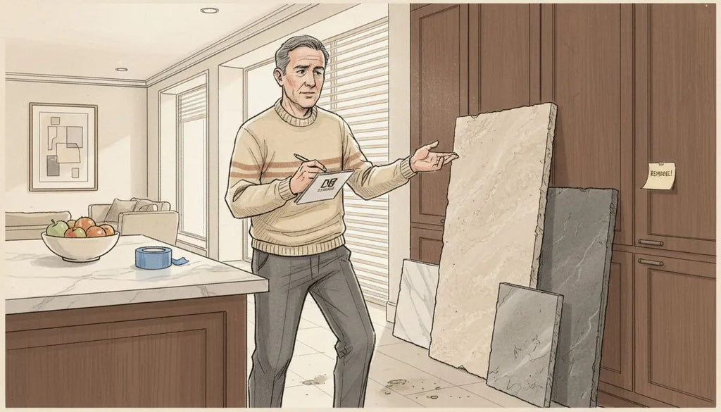 Kitchen Backsplash Step Process for Elegant Stone