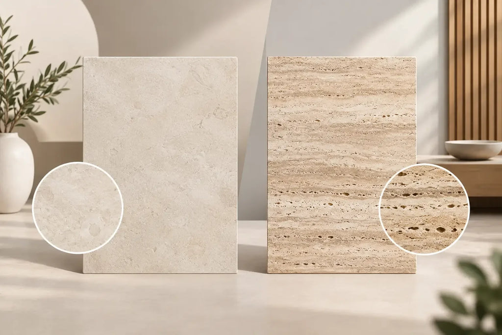 Limestone Travertine Comparison for Your Space