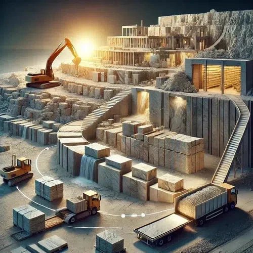 How Long Does It Take to Produce Marble or Travertine from Quarry to Customer Home?