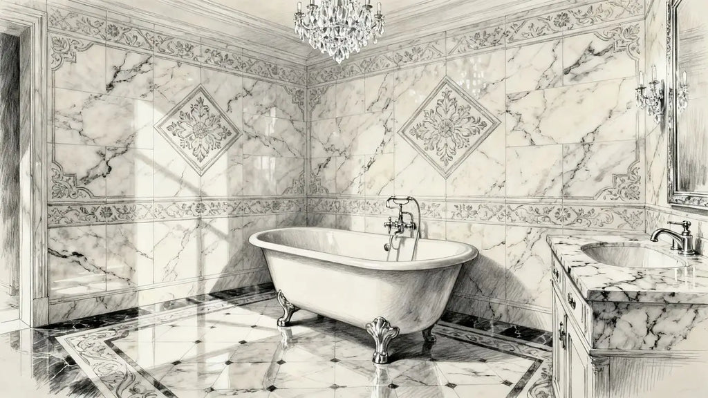 Luxury Marble Bathroom Tile Designs Homeowners Love for a Timeless Look