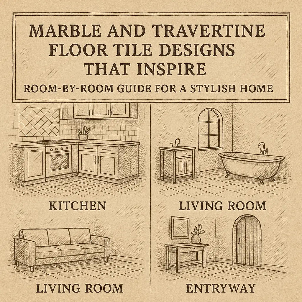 Marble and Travertine Floor Tile Designs That Inspire: Room-by-Room Guide for a Stylish Home