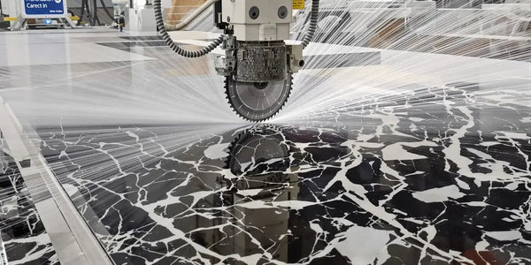 Marble Flooring Production Process! Amazing Cutting Process!