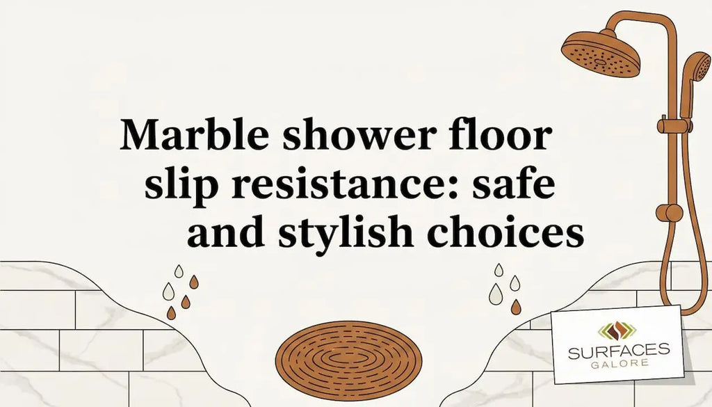 Marble shower floor slip resistance: safe and stylish choices