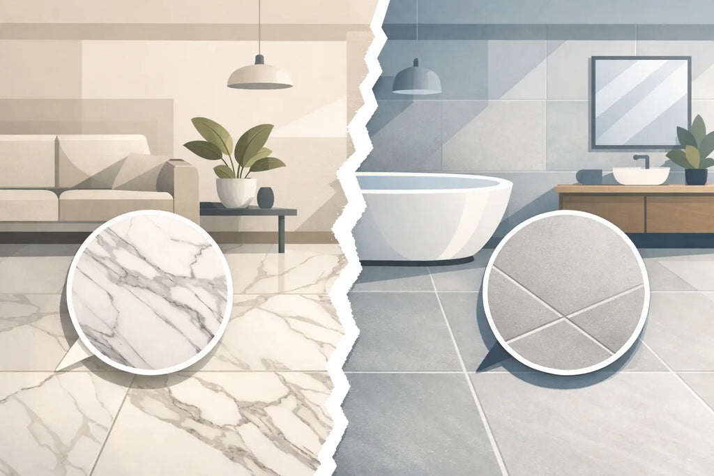 Marble vs Porcelain Tile: Which Fits Your Home?