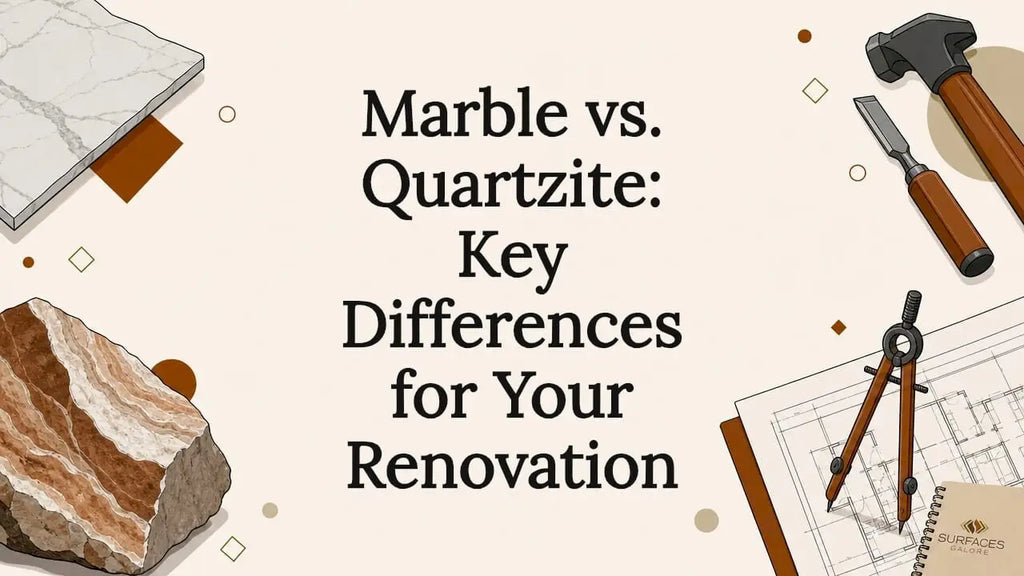 Marble vs. Quartzite: Key Differences for Your Renovation