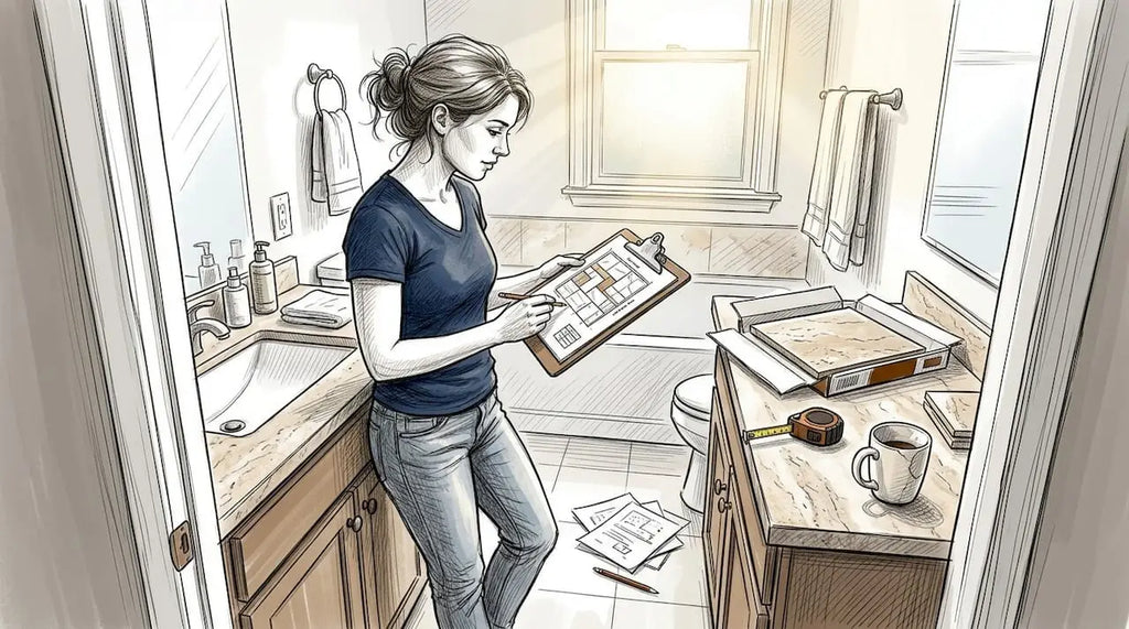 Master your bathroom tile design workflow for results