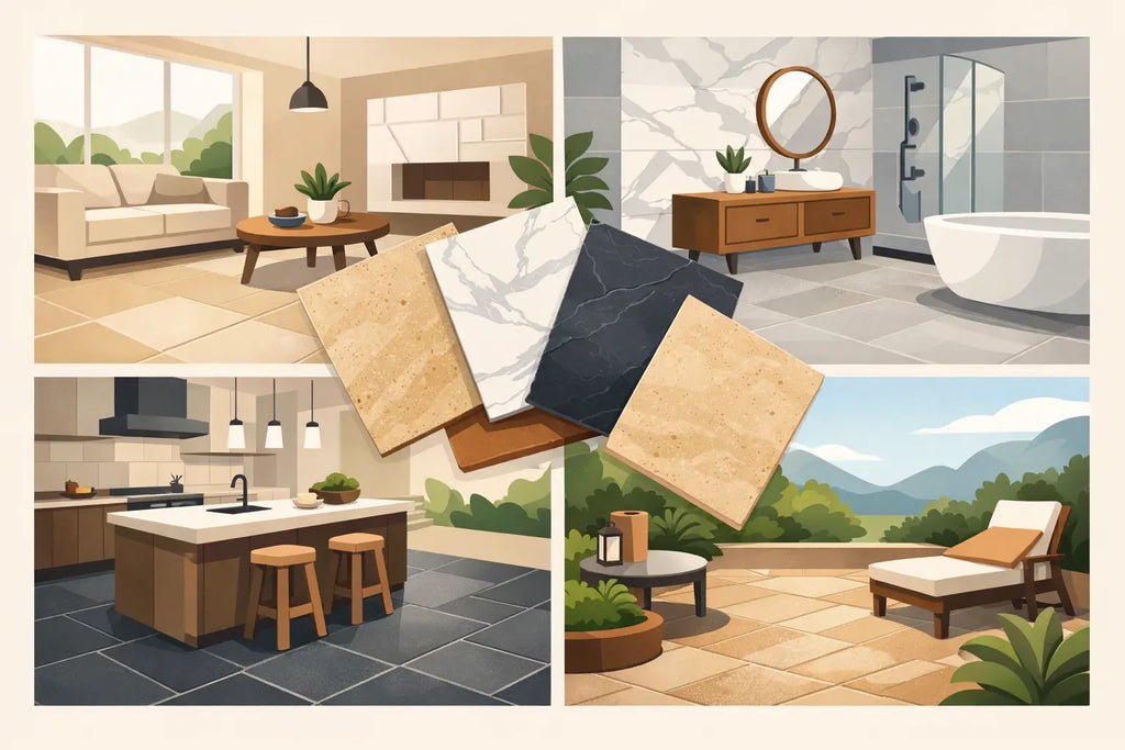 Natural Stone Tile Buying Guide for Every Room