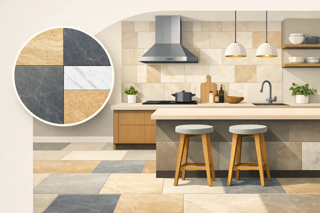 Natural Stone Tile for Kitchen Spaces