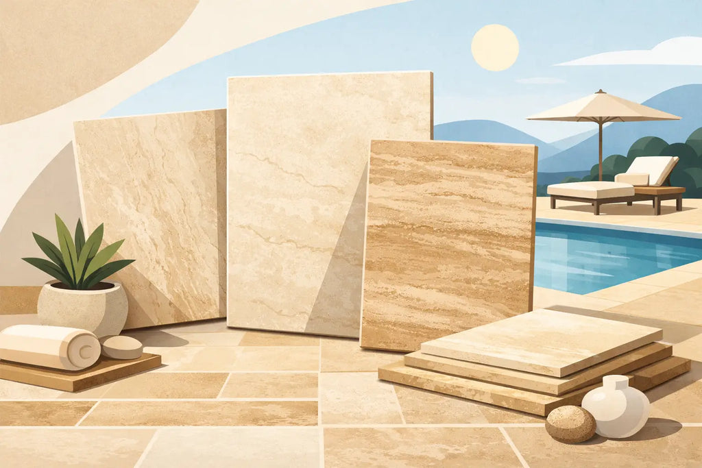 Premium Travertine Tile Collection Guide