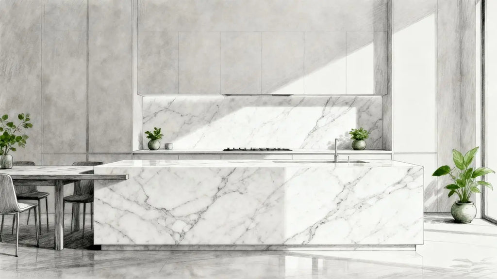 Pure White Luxury: How Thassos Marble Elevates Modern Design