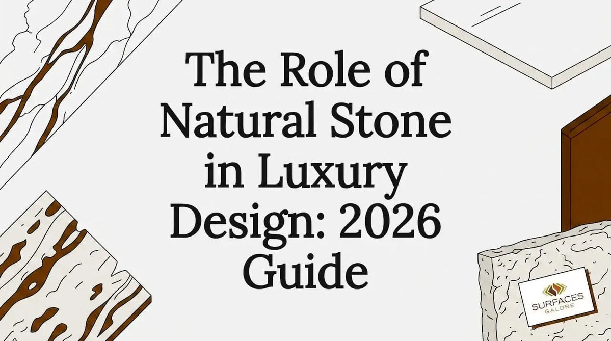 Natural Stone Luxury Design 2026 Guide– SurfacesGalore