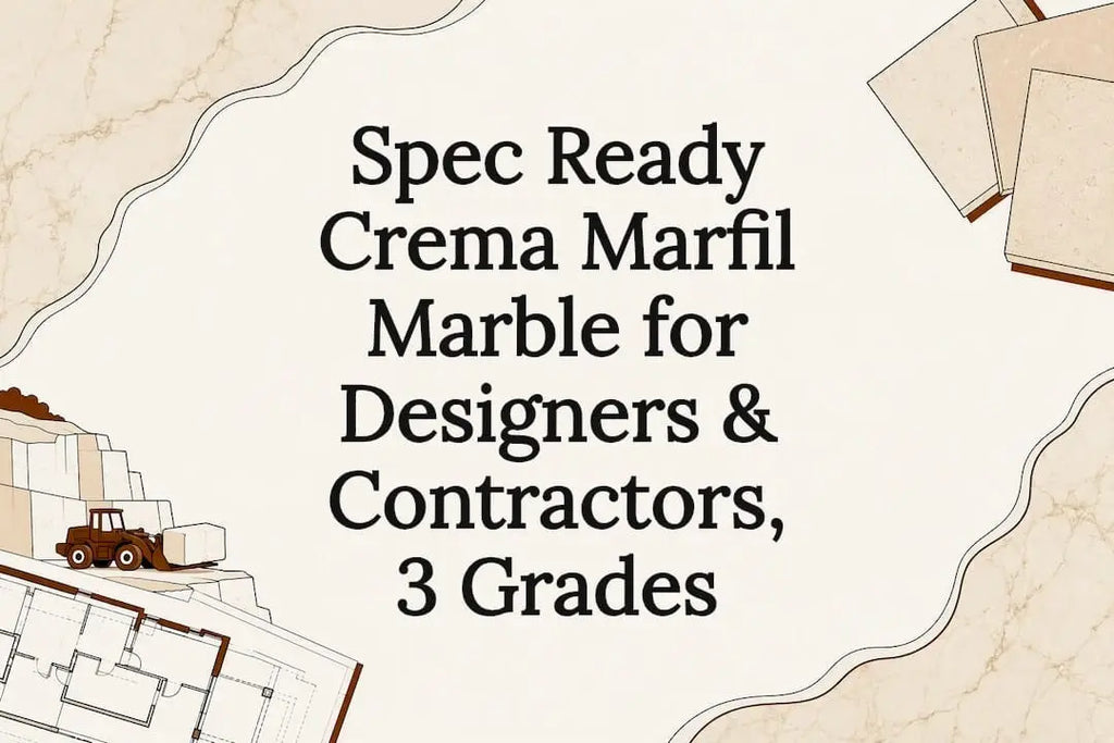 Spec Ready Crema Marfil Marble for Designers & Contractors, 3 Grades