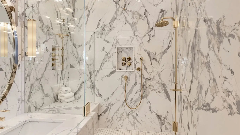 Stars Embrace Marble Showers: A Look at Luxury Bathrooms of LeBron James, Kylie Jenner, and Jennifer Garner