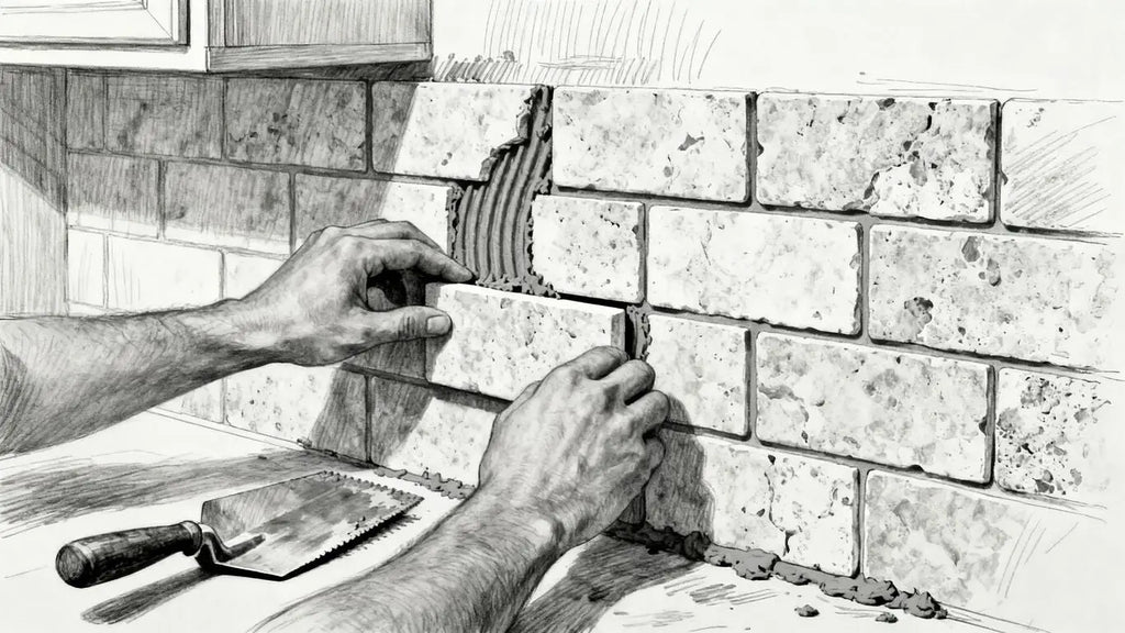 A Step-by-Step Guide to Installing a Travertine Tile Backsplash