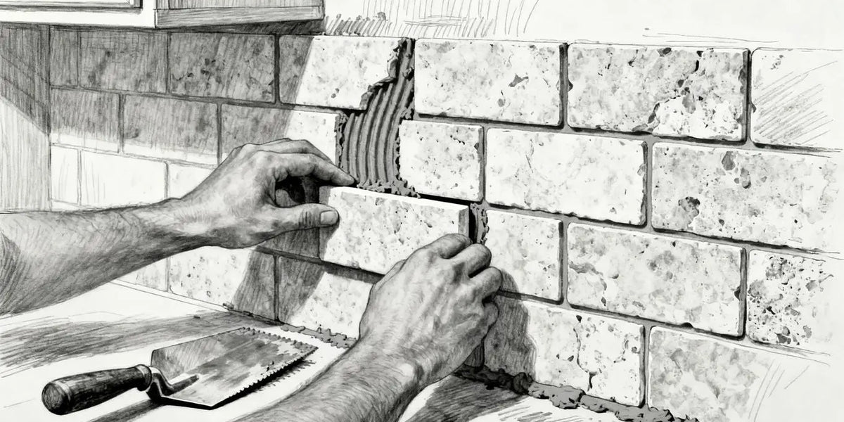 Travertine Cladding Installation How to Install Travertine Tile Backsplashes– SurfacesGalore